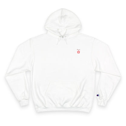 Plum Flower Hoodie — Minimal Champion Hoodie