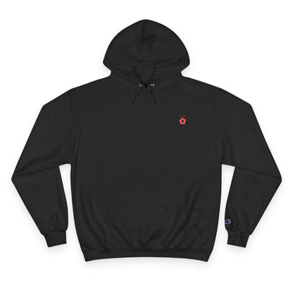 Plum Flower Hoodie — Minimal Champion Hoodie