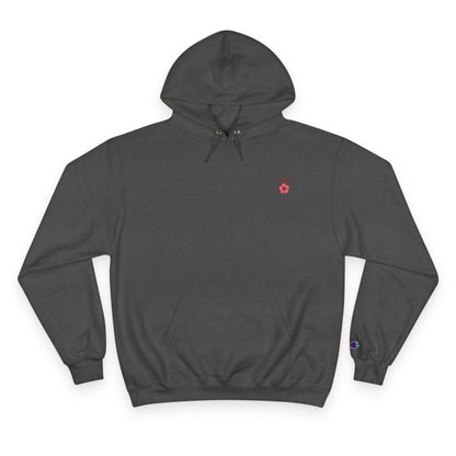 Plum Flower Hoodie — Minimal Champion Hoodie